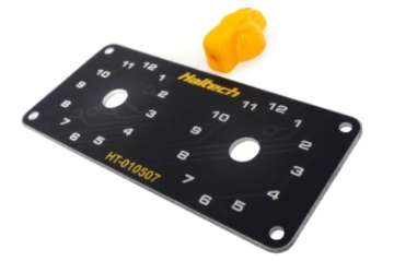 Picture of Haltech Dual Switch Panel Kit w-Yellow Knob