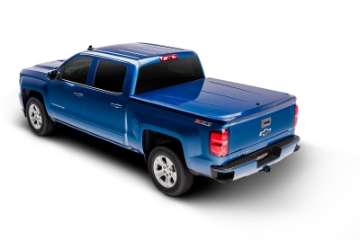 Picture of UnderCover 2021 Ford F-150 Crew Cab 5-5ft Lux Bed Cover - Antimatter Blue