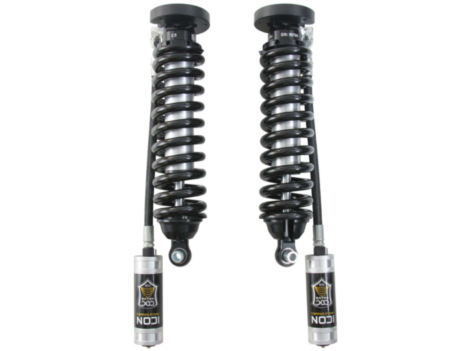 Picture of ICON 2016+ Nissan Titan XD 2-5 Series Shocks RR CDCV Coilover Kit