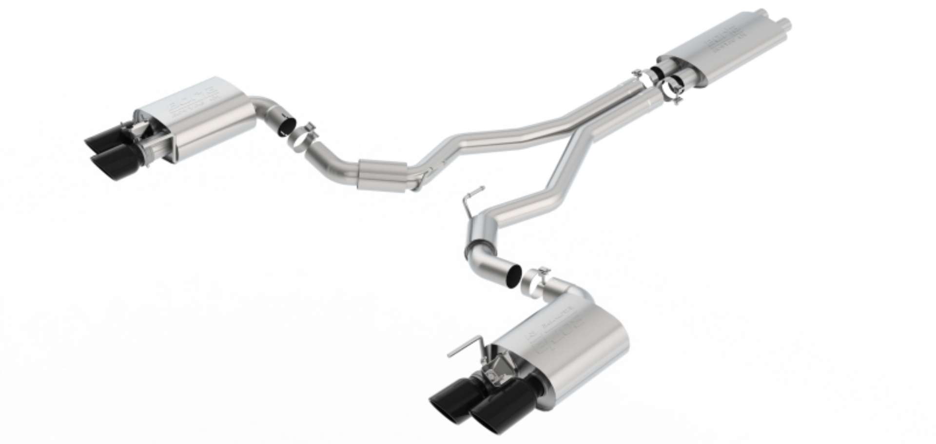 Picture of Borla 18-20 Ford Mustang GT 5-0L AT-MT ECE Approved Cat-Back Exhaust w- Active Valve