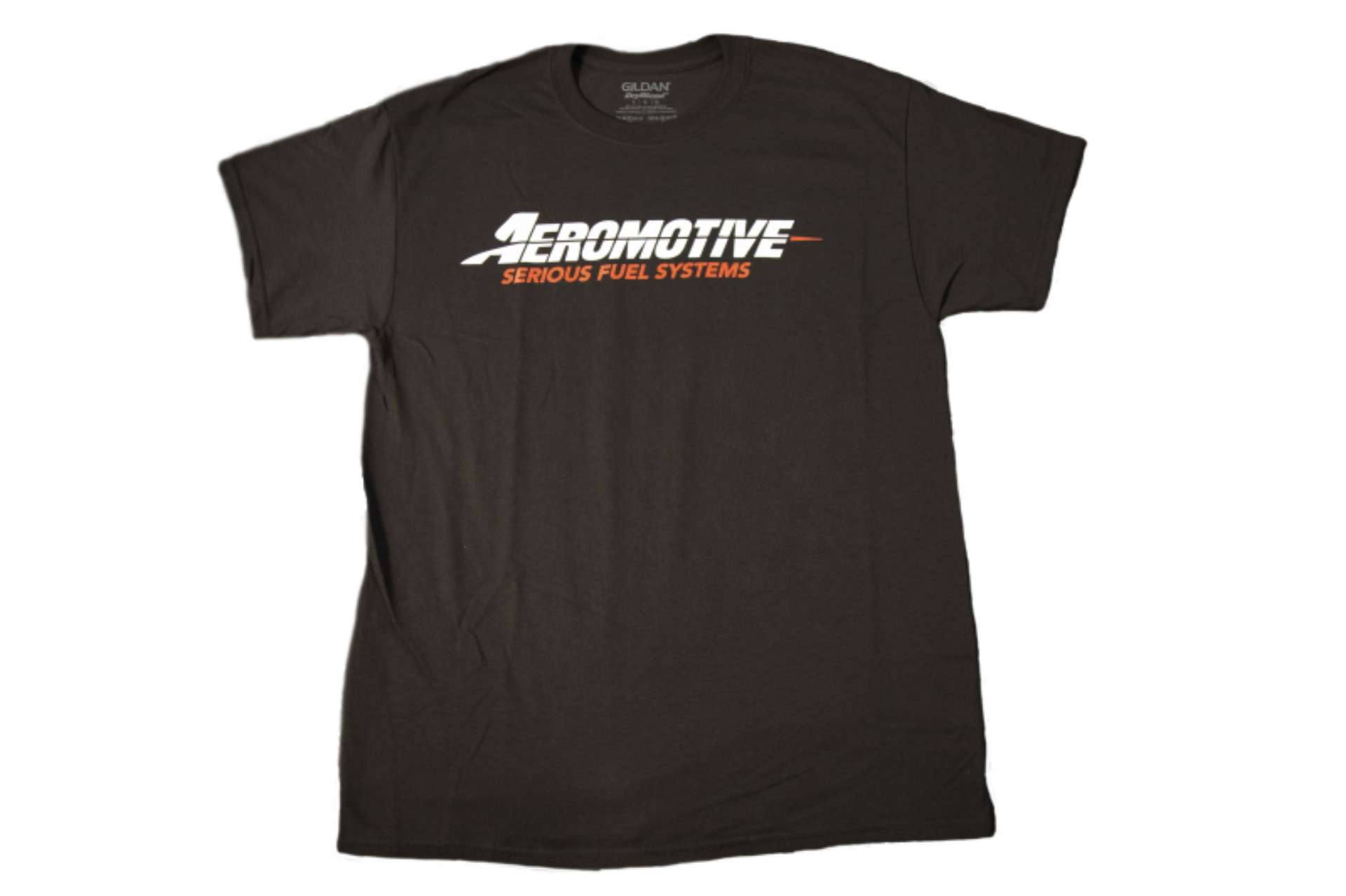 Picture of Aeromotive Standard Logo Black-Red T-Shirt - Small