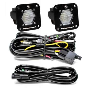 Picture of Baja Designs S1 Work-Scene LED Light Backup Kit w- Mounting Bracket Pair