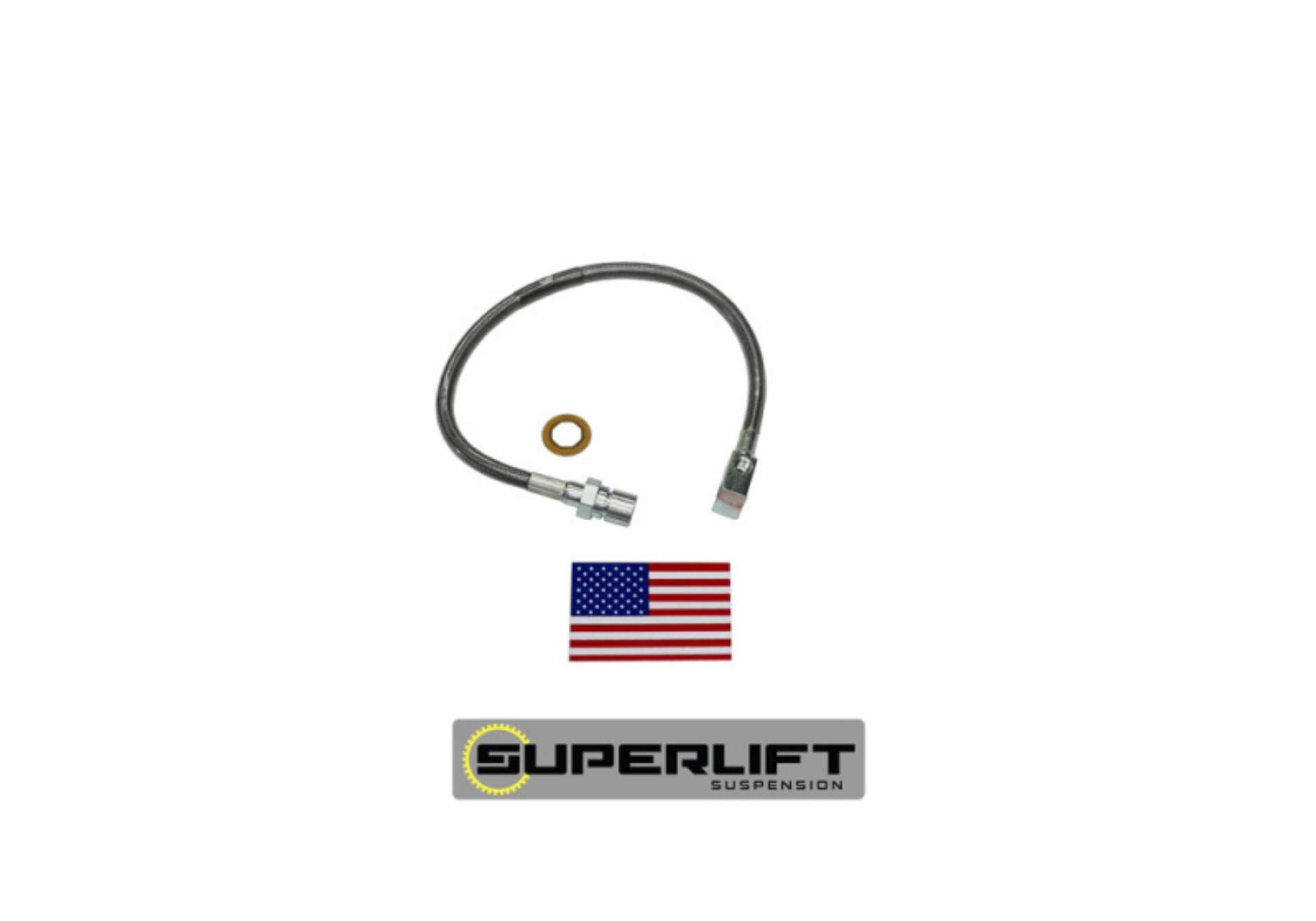 Picture of Superlift 71-87 GM Pickup-71-91 Blazer-Suburban w- 4-6in Lift Kit Single Bullet Proof Brake Hose