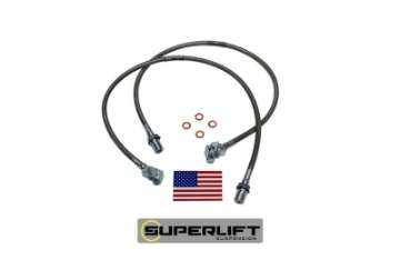 Picture of Superlift 71-78 GM Pickup-Blazer-Suburbanwith 8-12in Lift Kit Pair Bullet Proof Brake Hoses