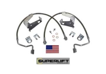 Picture of Superlift 08-10 Ford F-250-F-350 w- 2-4in Lift Kit Pair Bullet Proof Brake Hoses