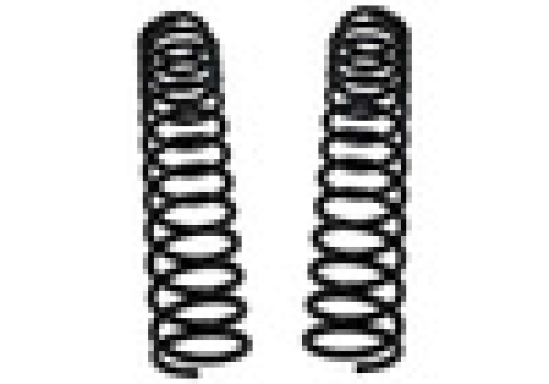 Picture of Superlift 18-19 Jeep JL 2 Door Including Rubicon Dual Rate Coil Springs Pair 2-5in Lift - Front