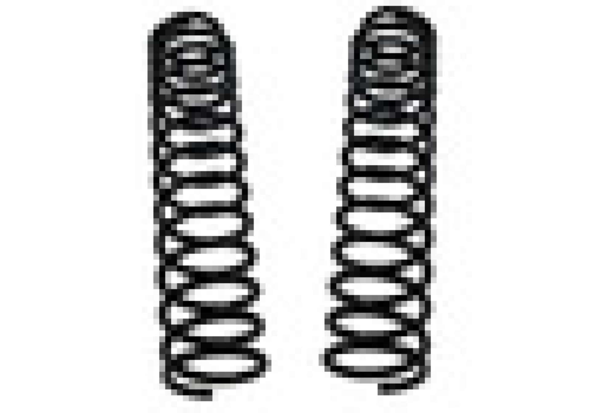 Picture of Superlift 18-19 Jeep JL 2 Door Including Rubicon Dual Rate Coil Springs Pair 2-5in Lift - Rear