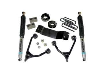 Picture of Superlift 07-16 Chevy Silv 1500 4WD 3-5in Lift Kit w- Cast Steel Control Arms & Bilstein Rear Shocks