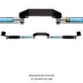 Picture of Superlift 99-04 Ford F-250-350 4WD Dual Steering Stabilizer Kit - SR SS by Bilstein Gas