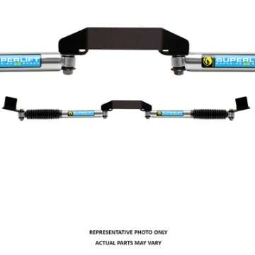 Picture of Superlift 05-19 Ford F-250 SD 4WD Dual Steering Stabilizer Kit - SL SS Bilstein Gas 3in Lift Req