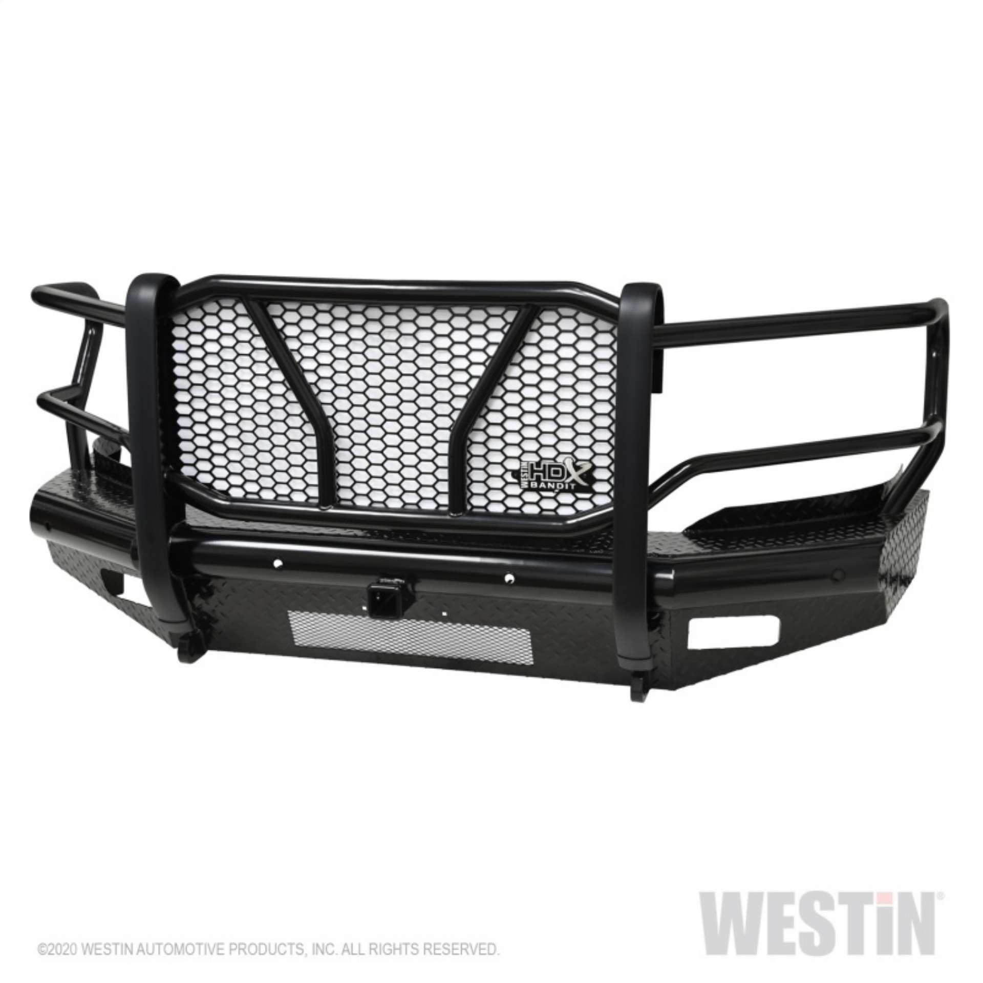 Picture of Westin 19-21 Ram 2500-3500 HDX Bandit Front Bumper - Black