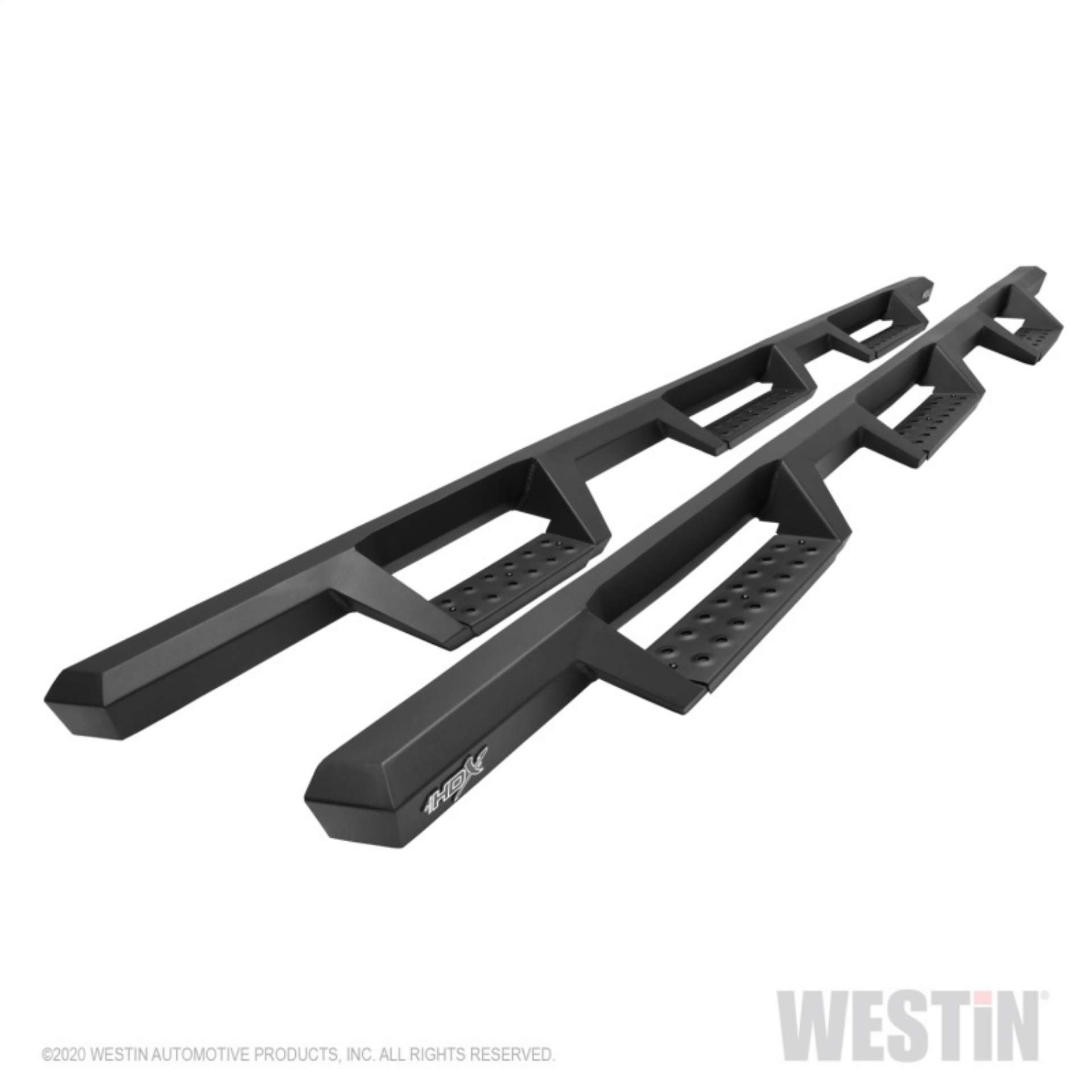 Picture of Westin 2020 Chevy Silverado 2500-3500 HDX Drop W2W Nerf Step Bars - Textured Black