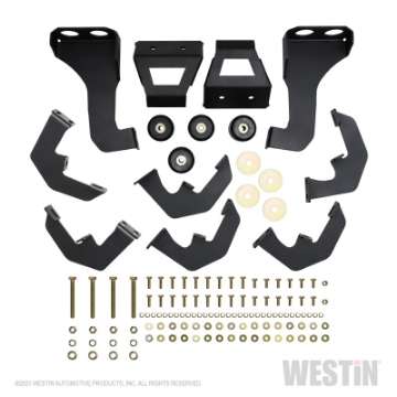 Picture of Westin 2020 Chevy Silverado 2500-3500 HDX Drop W2W Nerf Step Bars - Textured Black