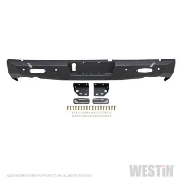 Picture of Westin 09-18 Ram 1500 Pro-Series Rear Bumper - Textured Black