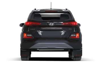 Picture of Rally Armor 18-23 Hyundai Kona Black UR Mud Flap w-Grey Logo