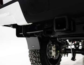 Picture of Bushwacker 14-18 GMC Sierra 1500 Trail Armor Rear Mud Flaps Fits Pocket Style Flares