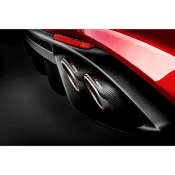 Picture of Akrapovic 2018+ Alfa Romeo Giulia Quadrifoglio Slip-On Line Titanium w-Titanium-Carbon Fiber Tips