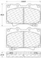 Picture of StopTech 98-07 Toyota Land Cruiser-Lexus LX470 Front Truck & SUV Brake Pad