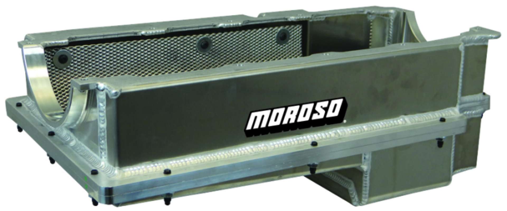 Picture of Moroso Chevrolet Big Block Mark IV w-Double Power Kick Outs Wet Sump 6-7qt 8in Aluminum Oil Pan