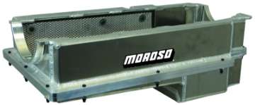 Picture of Moroso Chevrolet Big Block Mark IV w-Double Power Kick Outs Wet Sump 6-7qt 8in Aluminum Oil Pan