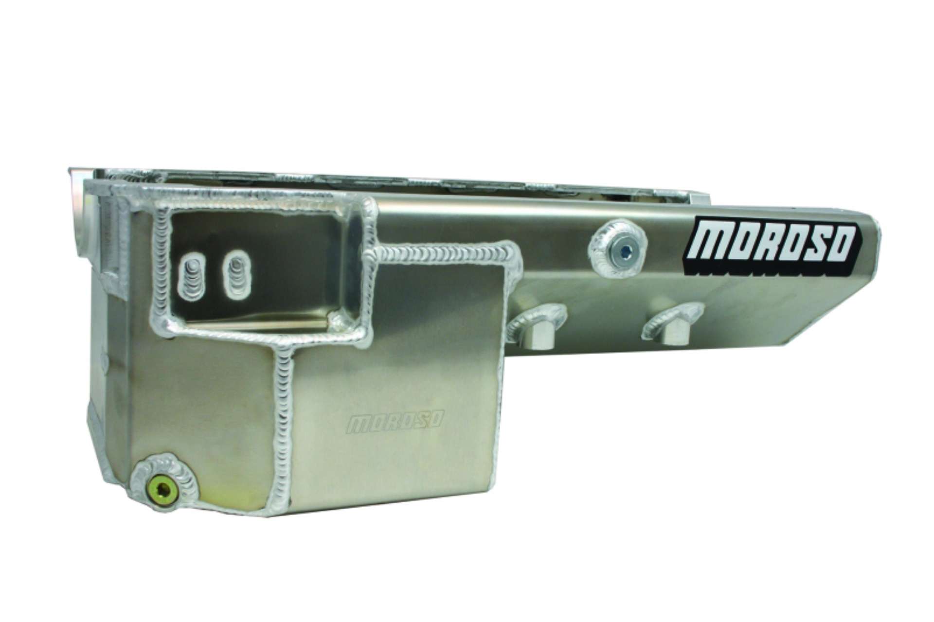 Picture of Moroso Chevrolet Big Block Mark IV w--16An External Pick Up Wet Sump 6-7qt 8in Aluminum Oil Pan