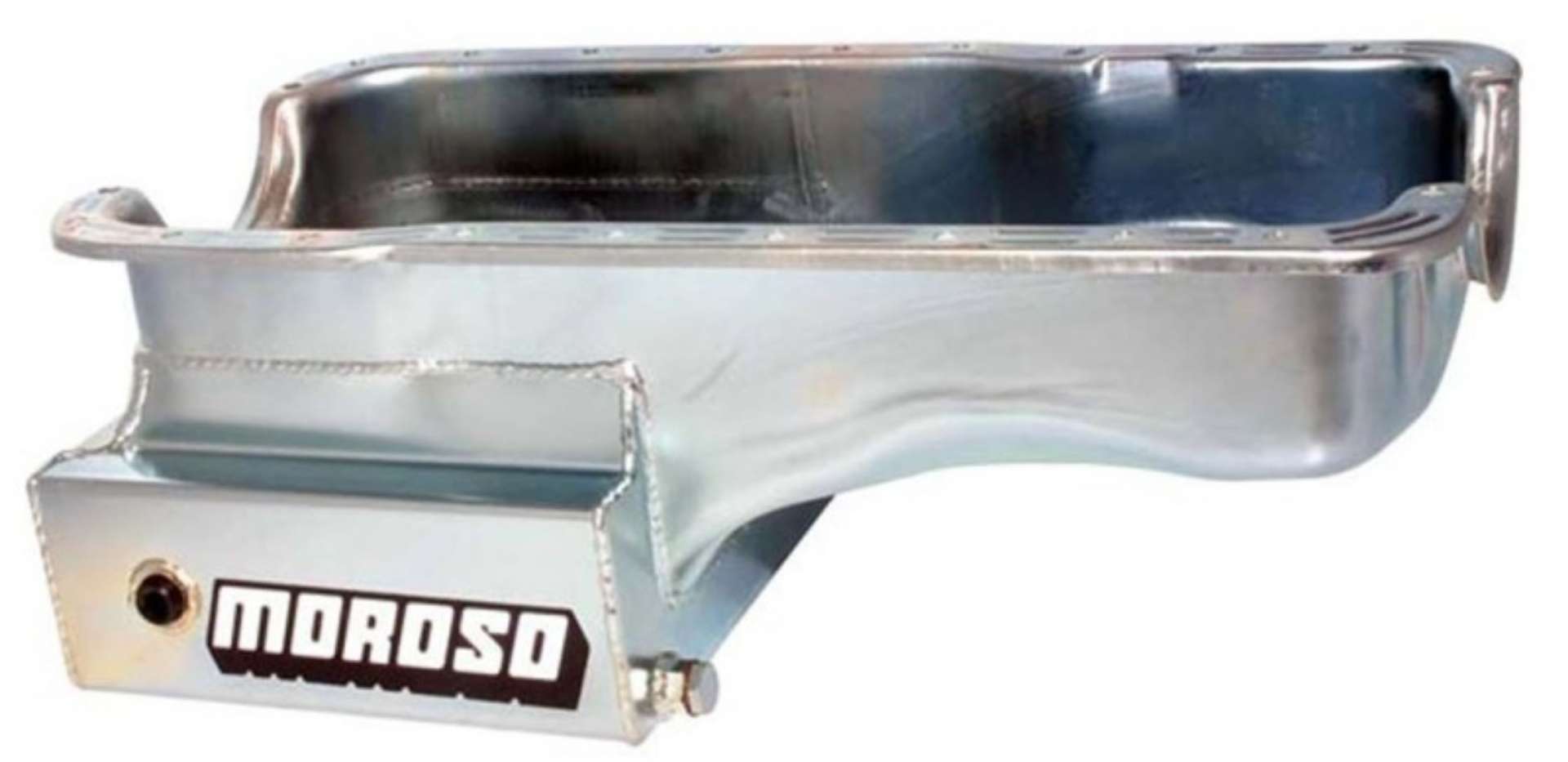 Picture of Moroso Ford 351W w-Front Sump Kicked Out Road Race Baffled 9qt 8in Steel Oil Pan