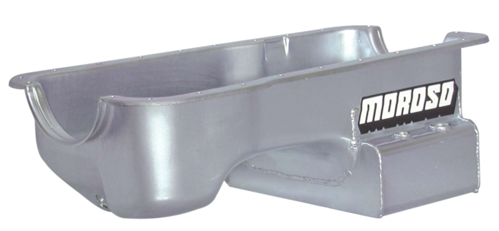 Picture of Moroso Ford 289-302 w-Rear Sump Kicked Out Road Race Baffled Wet Sump 7qt 7-5in Steel Oil Pan