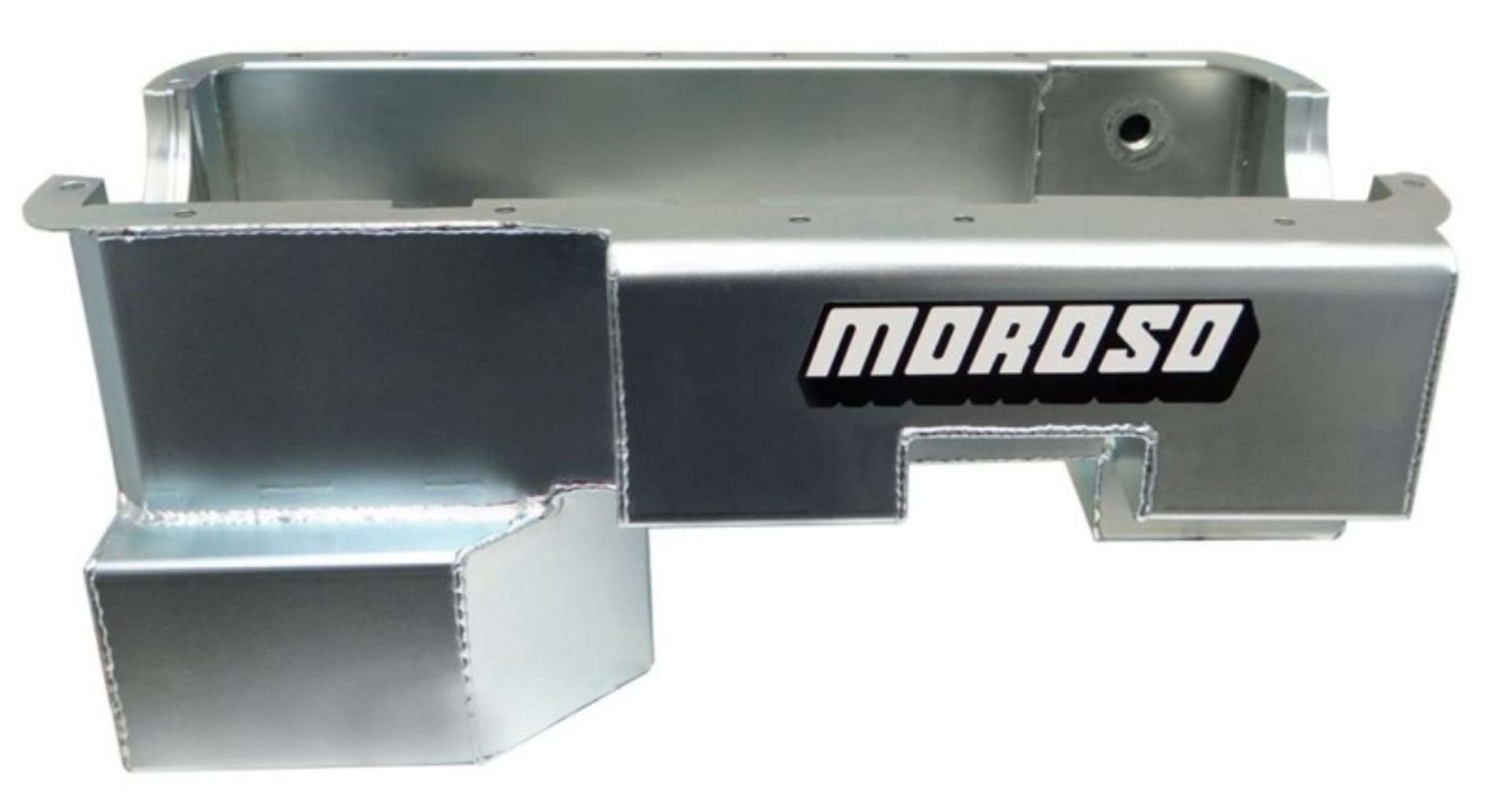 Picture of Moroso Ford 351W w-Rear Sump & Billet End Seals Power Pouch Wet Sump 7qt 9in Steel Oil Pan