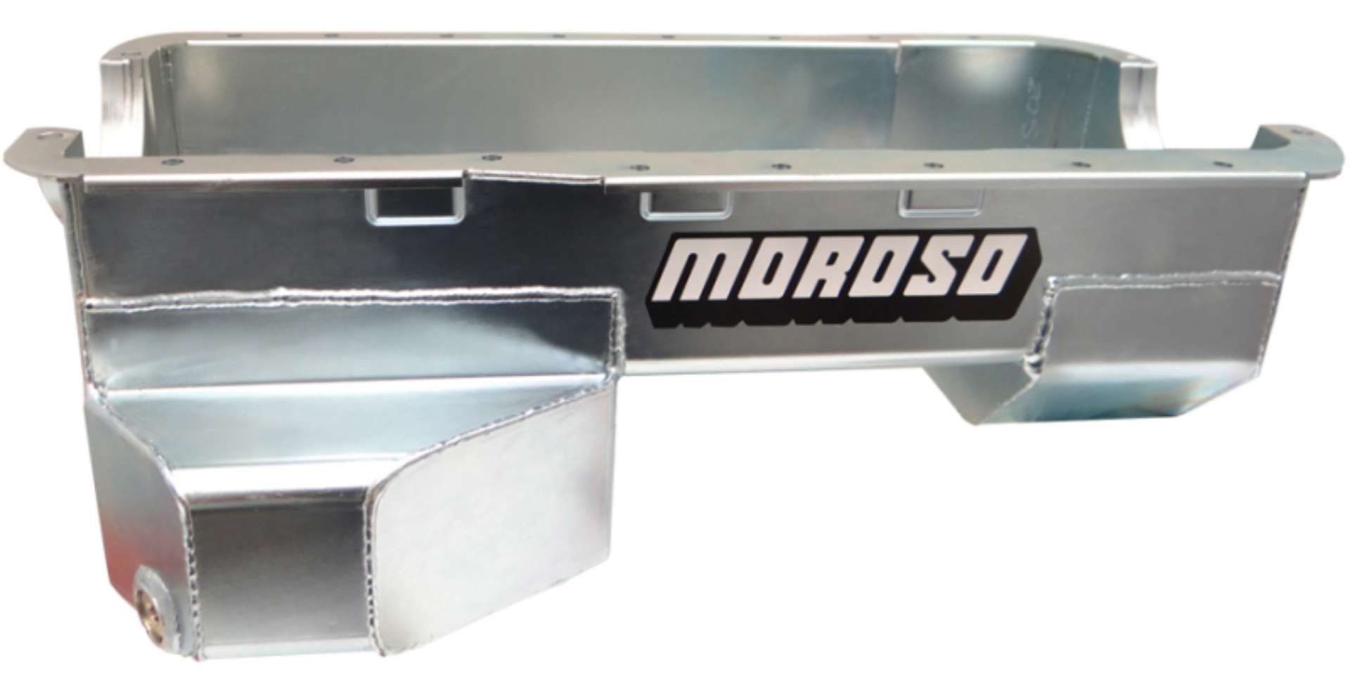 Picture of Moroso Ford 289-302 w-Rear Sump Road Race Baffled Wet Sump 7qt 7-5in Steel Oil Pan