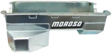 Picture of Moroso Ford 351W w-Rear Sump & Billet End Seals Road Race Baffled Wet Sump 7qt 7-5in Steel Oil Pan