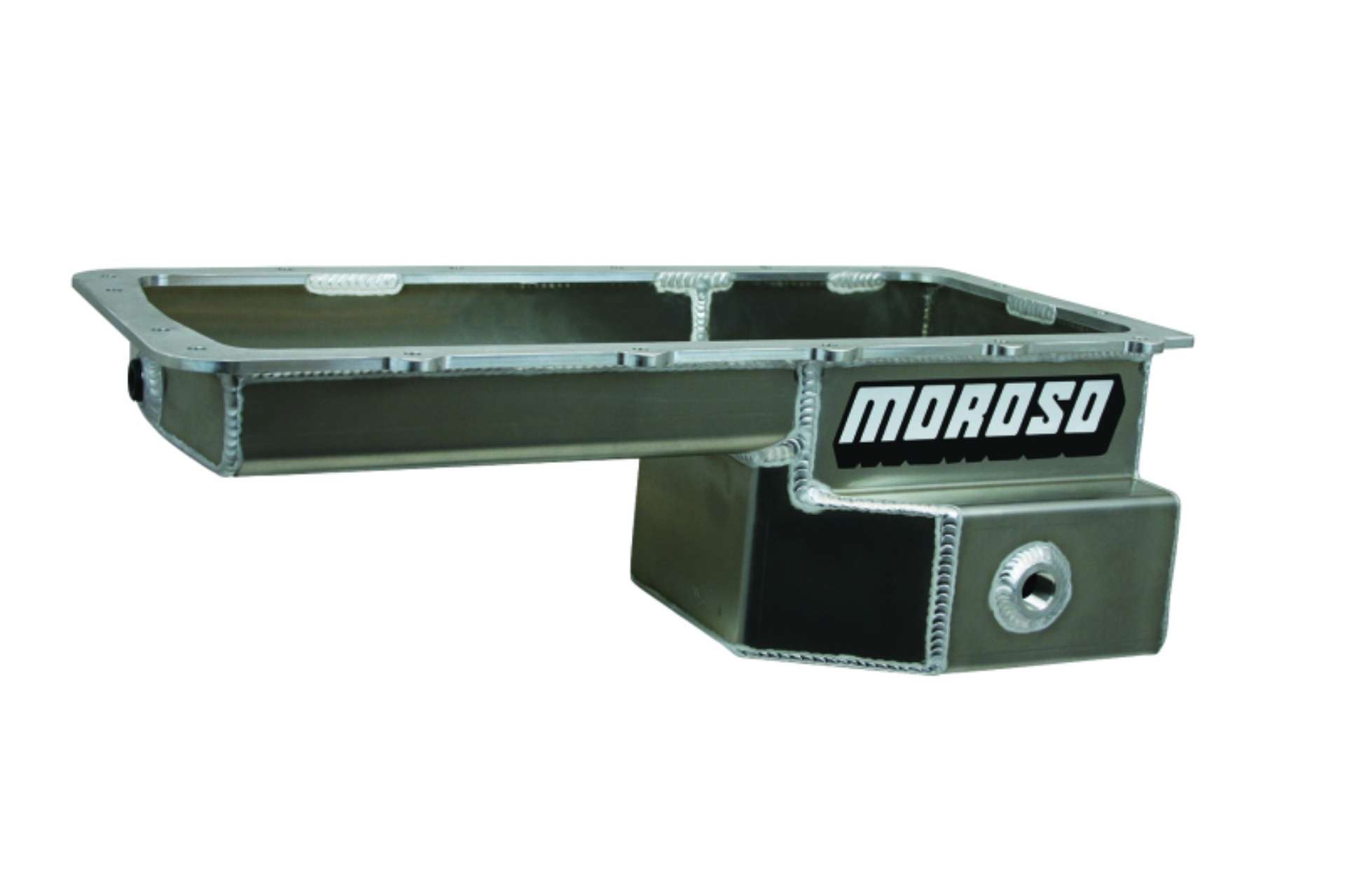 Picture of Moroso Ford 5-0 Coyote-Fox Swap w-Rear Sump Road Race Baffled Wet Sump 7-5qt 6-5-8in Alum- Oil Pan