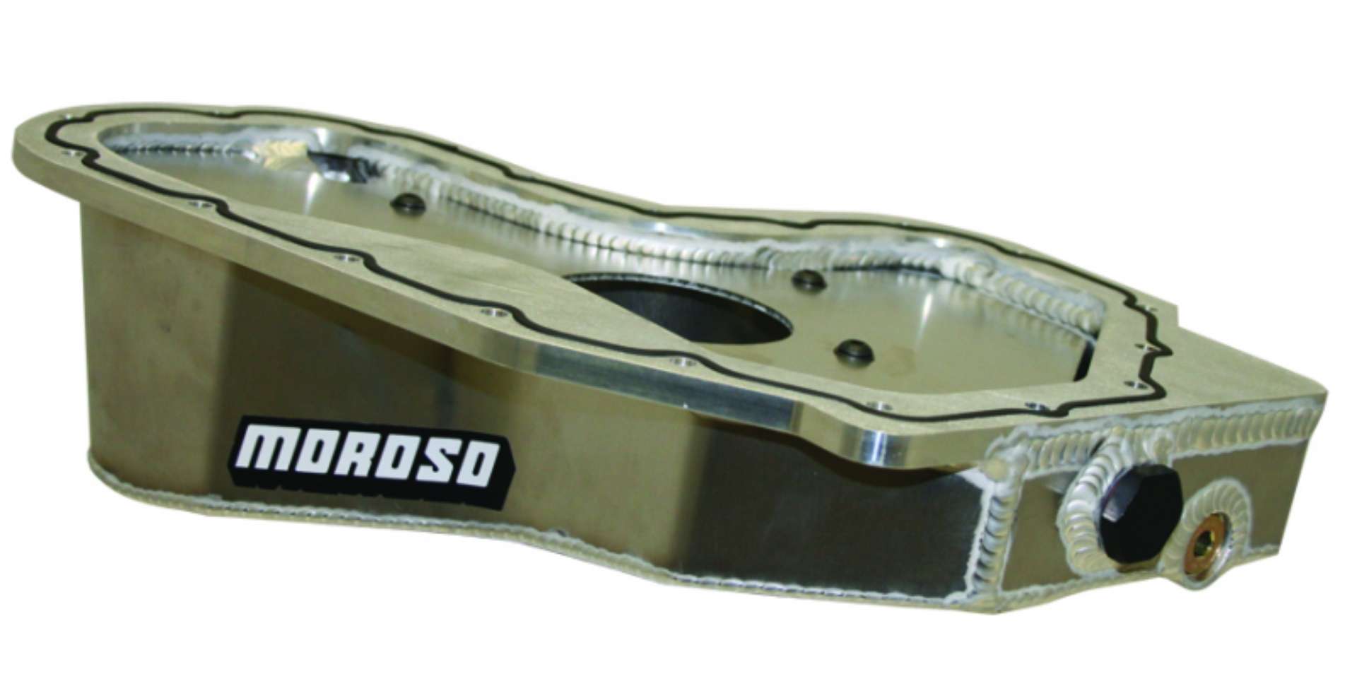 Picture of Moroso Lotus-Toyota 2GR-FE-Z Road Race Baffled Wet Sump 6-25qt Stock Depth Aluminum Oil Pan