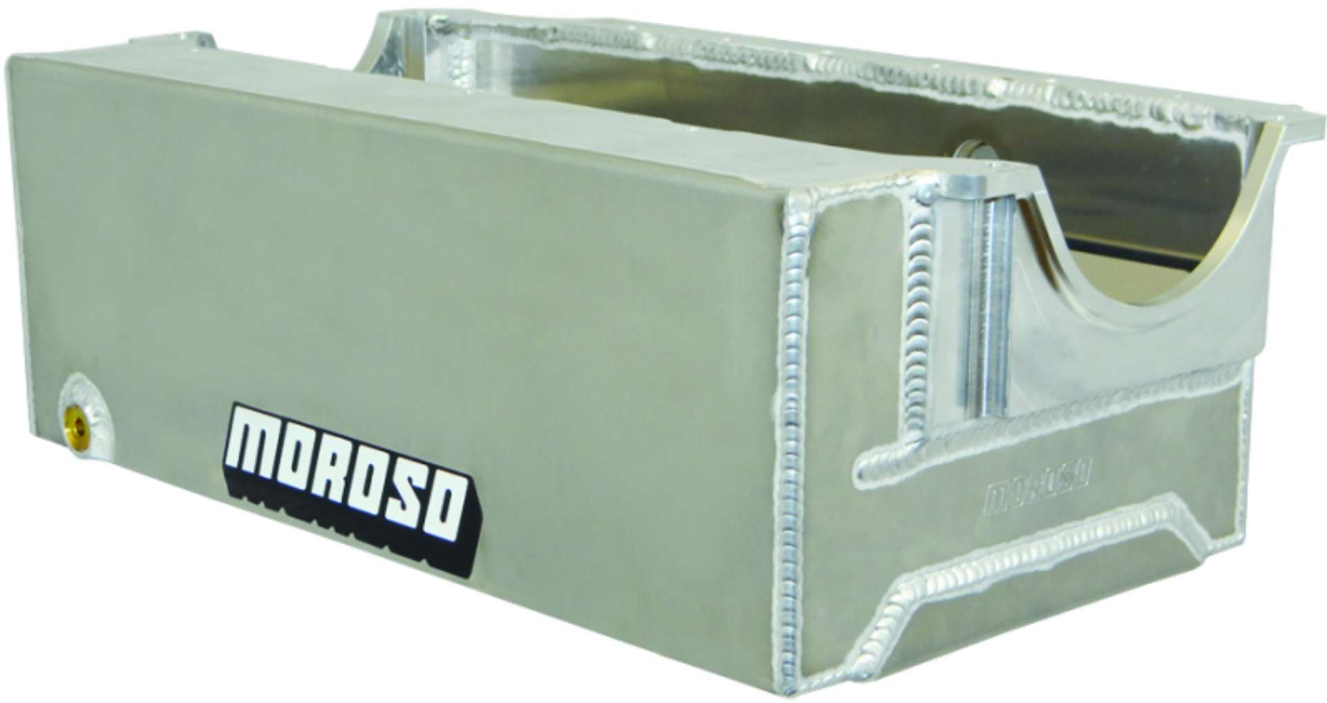 Picture of Moroso Pre-85 Chevrolet Small Block w-No Cross Member Wet Sump 9-5qt 7-25in Aluminum Oil Pan