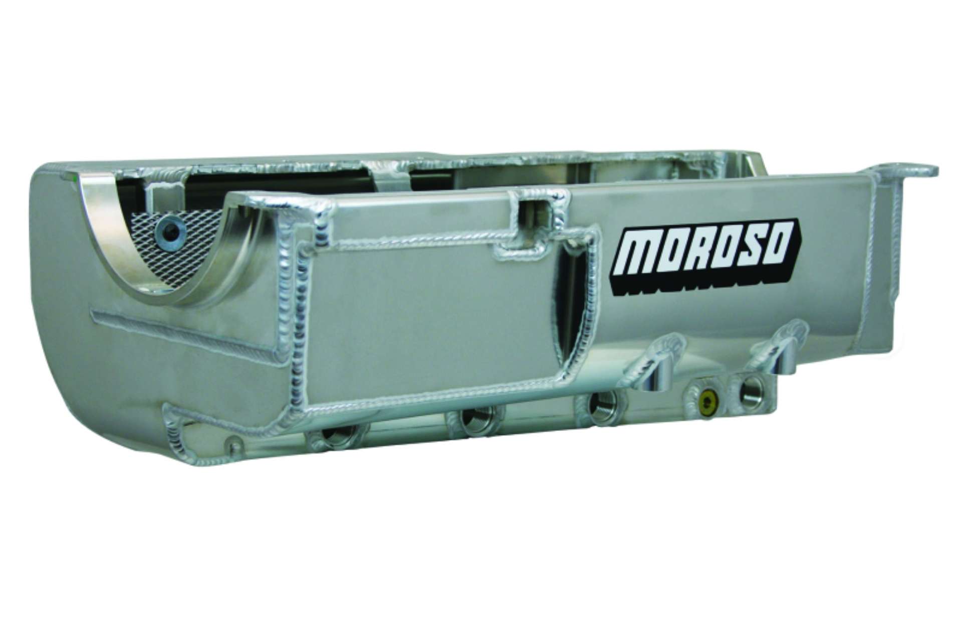 Picture of Moroso Donovan 700-DRC2-Merlin Big Block w-Four Pick Ups Drag Race Dry Sump Aluminum Oil Pan