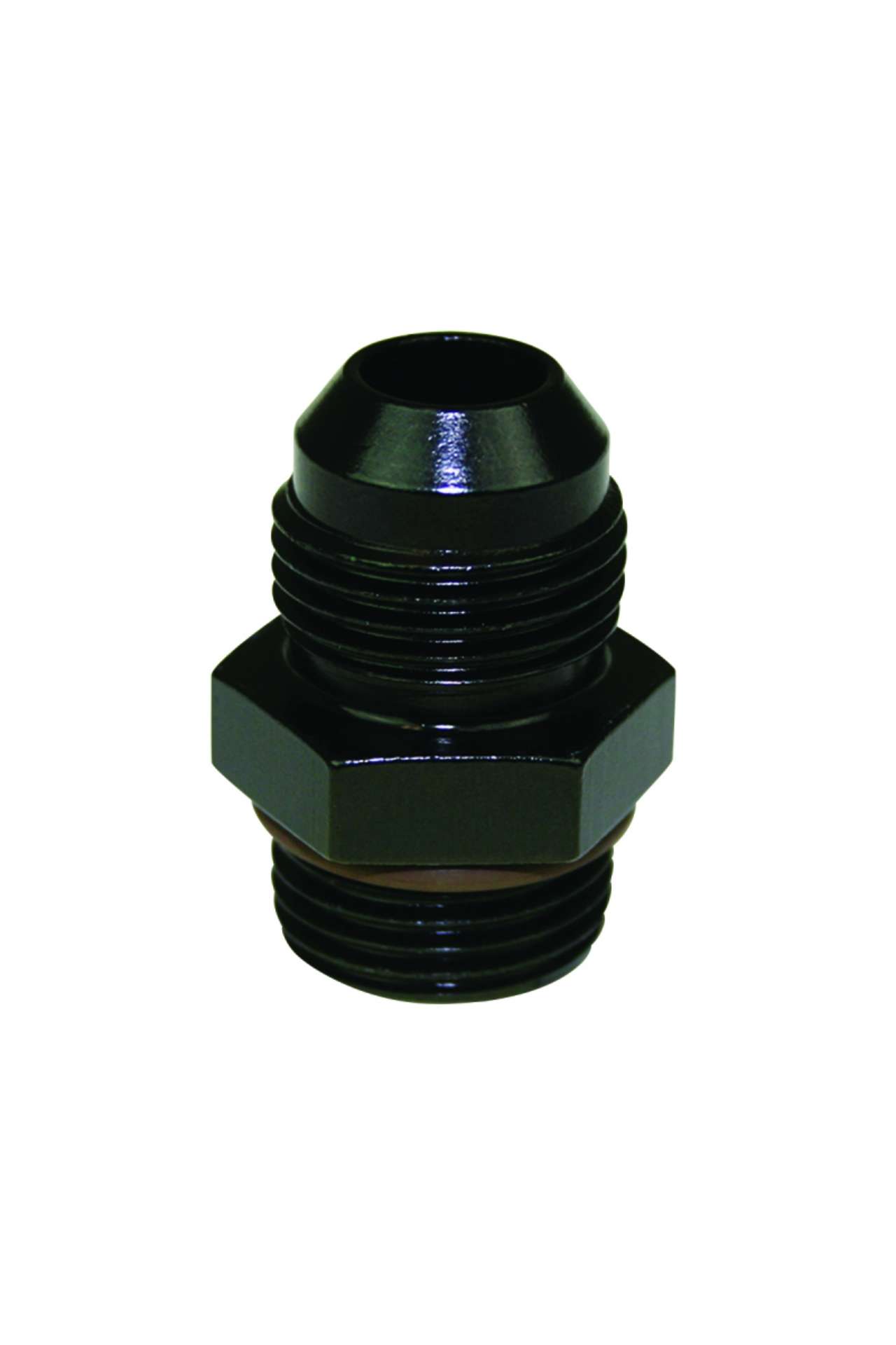 Picture of Moroso Dry Sump-External Oil Pump Fitting -8An Male to -8An Straight w-O-Ring - Aluminum - Single