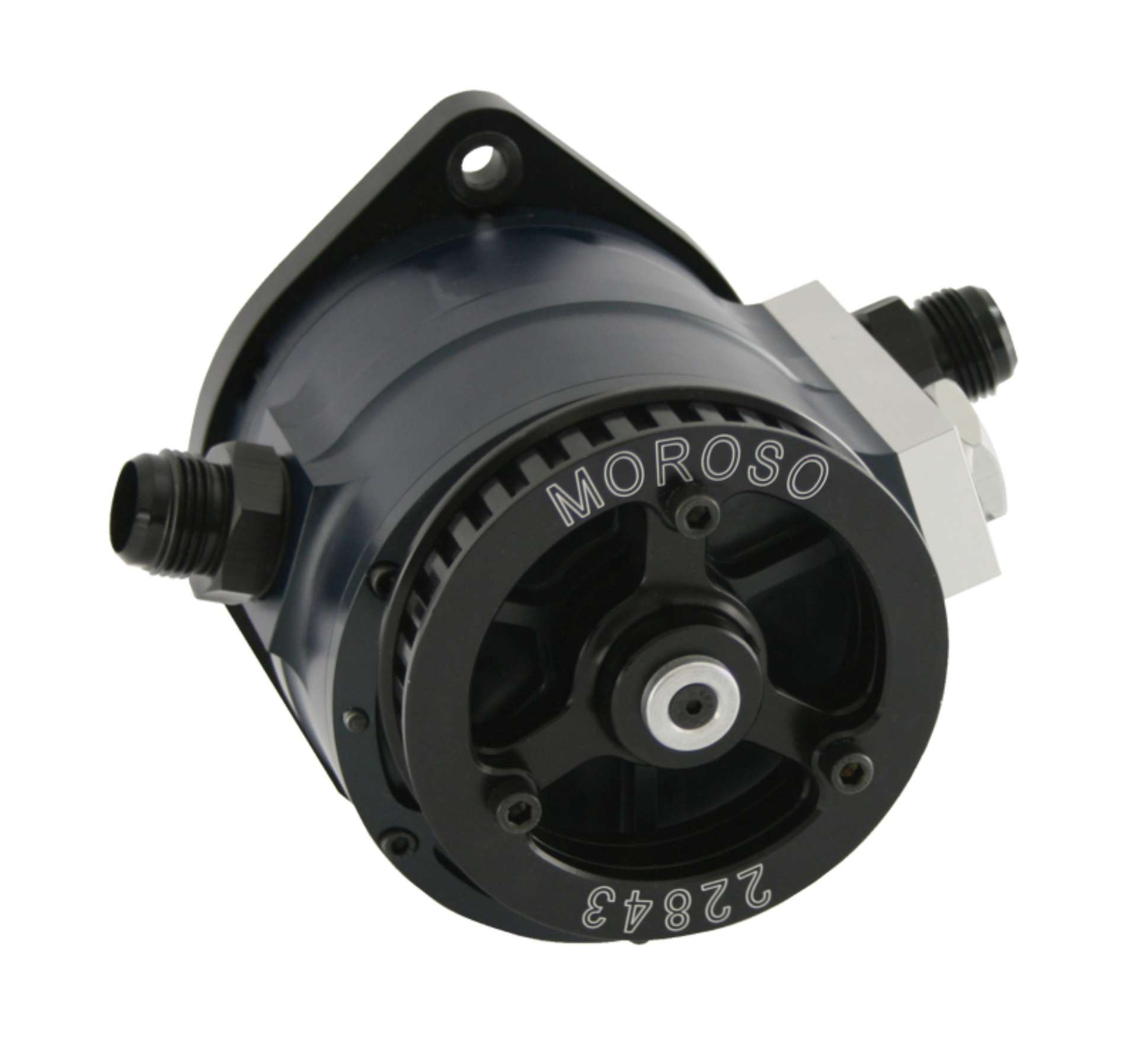 Picture of Moroso Large Style 4 Vane Vacuum Pump w-Adjustable Mounting Bracket