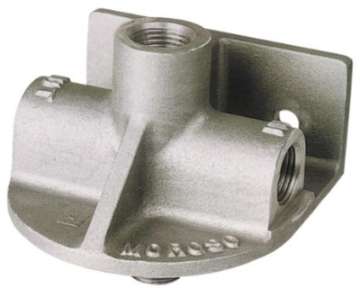 Picture of Moroso Chevrolet Big Block-Small Block Oil Filter Adapter - Remote Mount - Inlet Left-Outlet Right