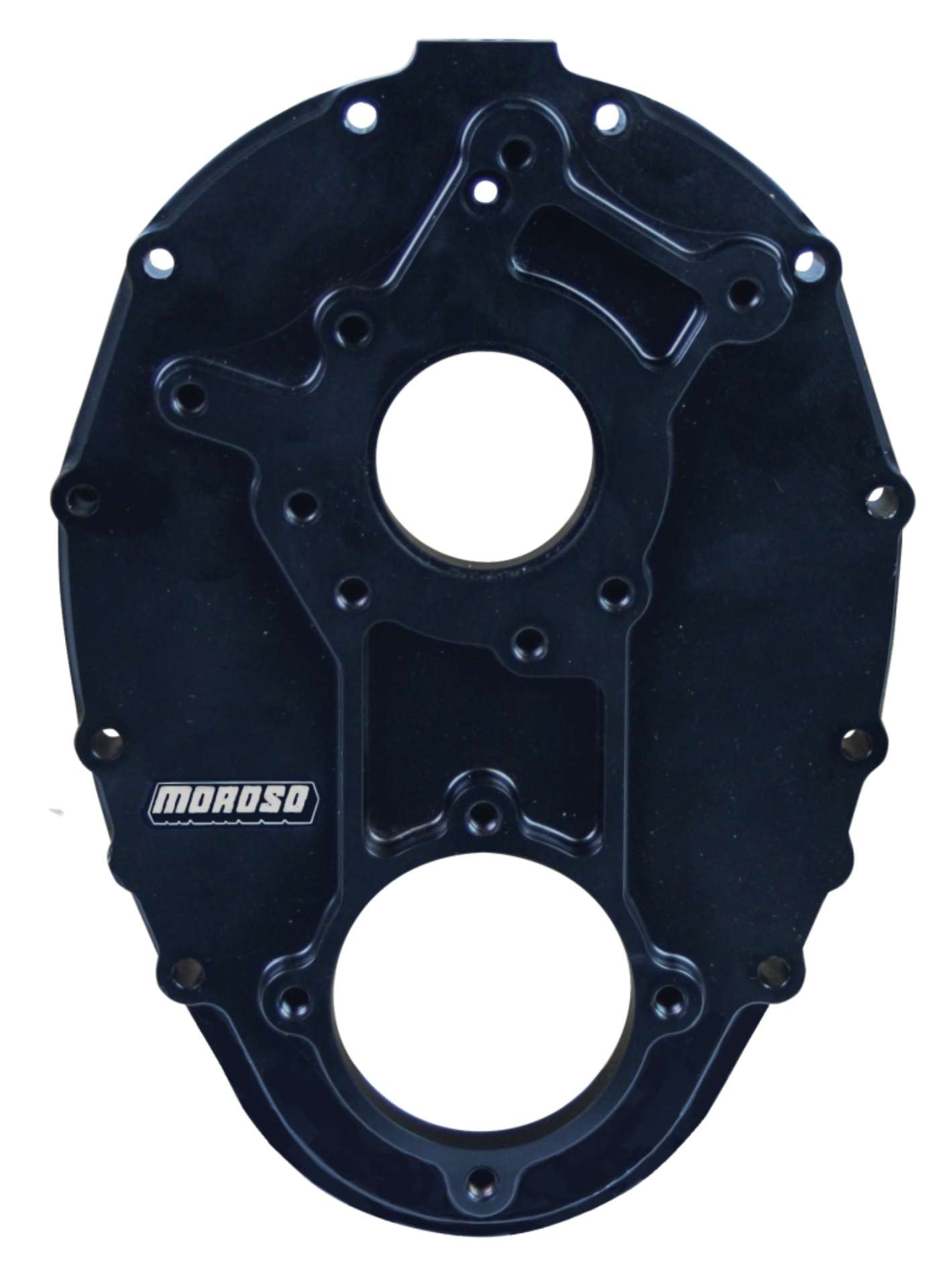 Picture of Moroso Chevrolet Small Block Timing Cover - Non-Raised Cam - Sprint Car - Aluminum