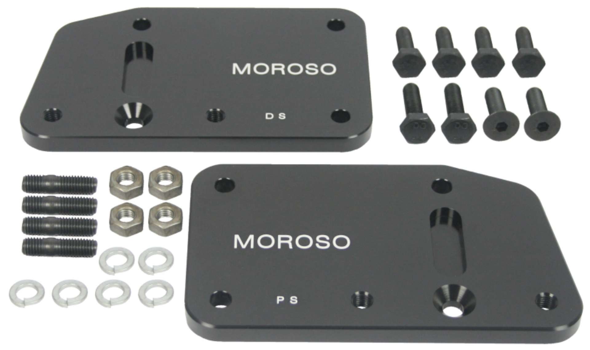 Picture of Moroso GM LS-1 Motor Mount Adapter Plate w-Hardware - Steel - 2 Pack