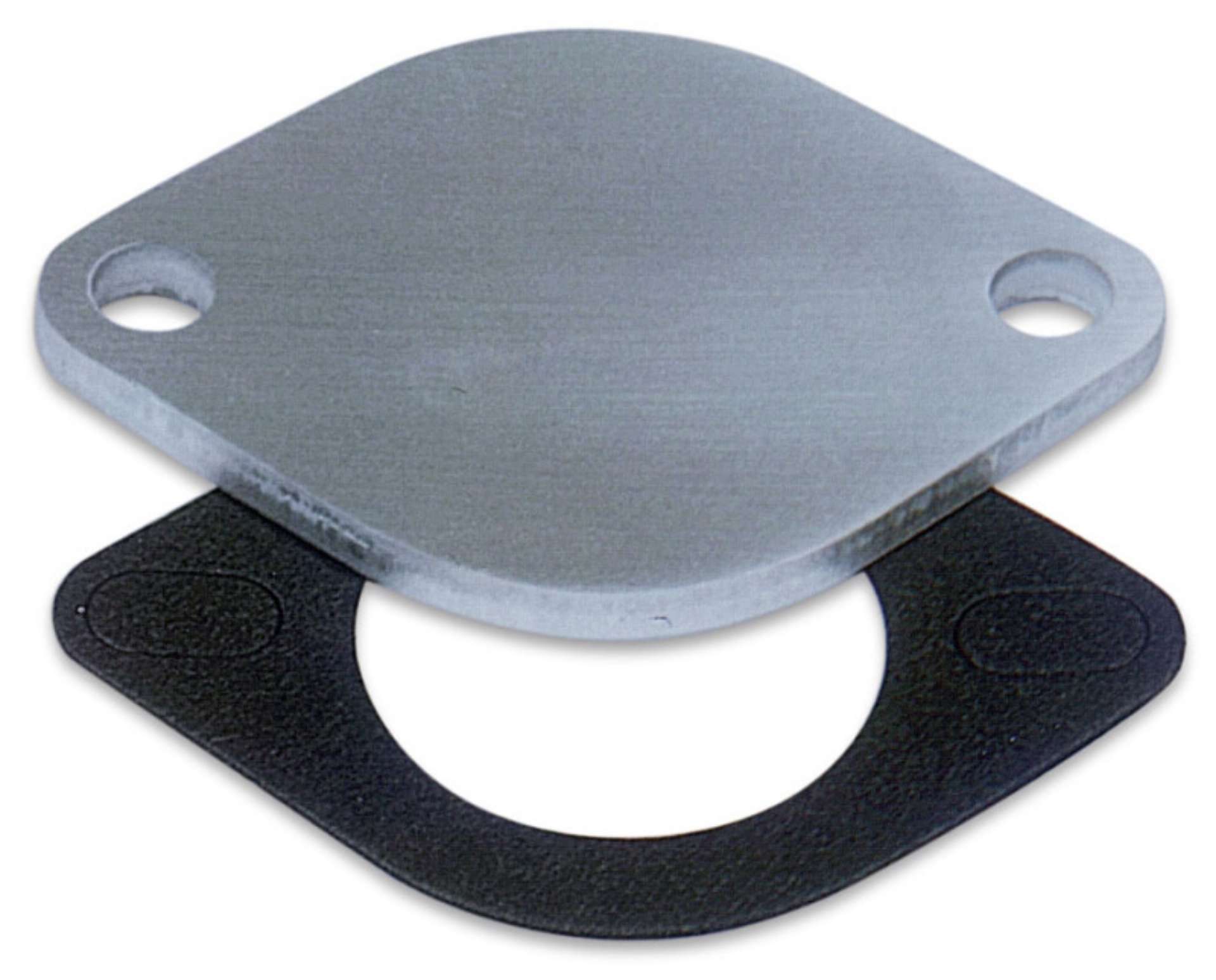 Picture of Moroso Chevrolet V8-90 Degree V6 Waterneck Block-Off Plate - 1-2in - Aluminum