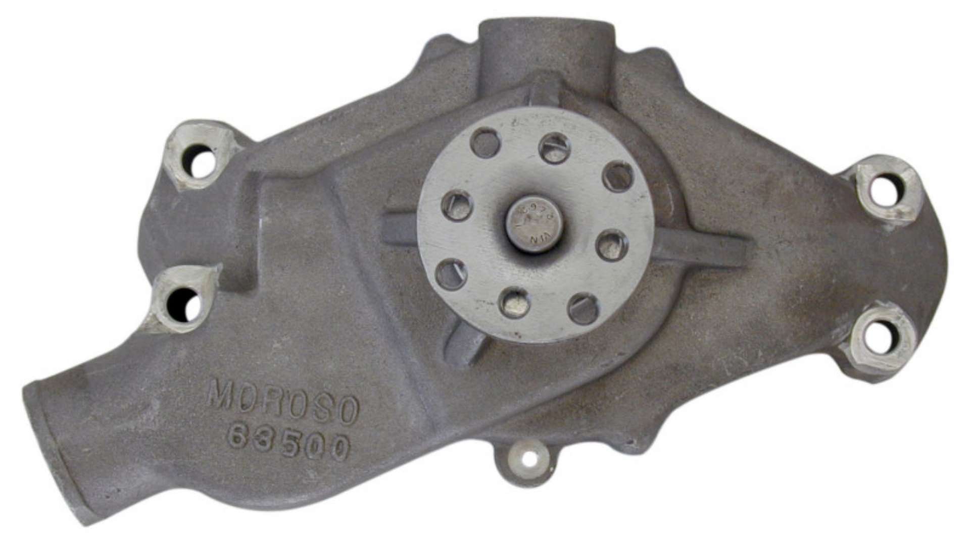 Picture of Moroso Chevrolet Small Block-90 Degree V6 w-5-8in Shaft Water Pump - Aluminum