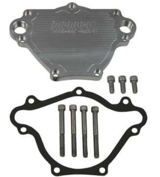 Picture of Moroso Chrysler 273-360 Remote Water Pump Adapter Kit Requires Two -12An Male Fittings