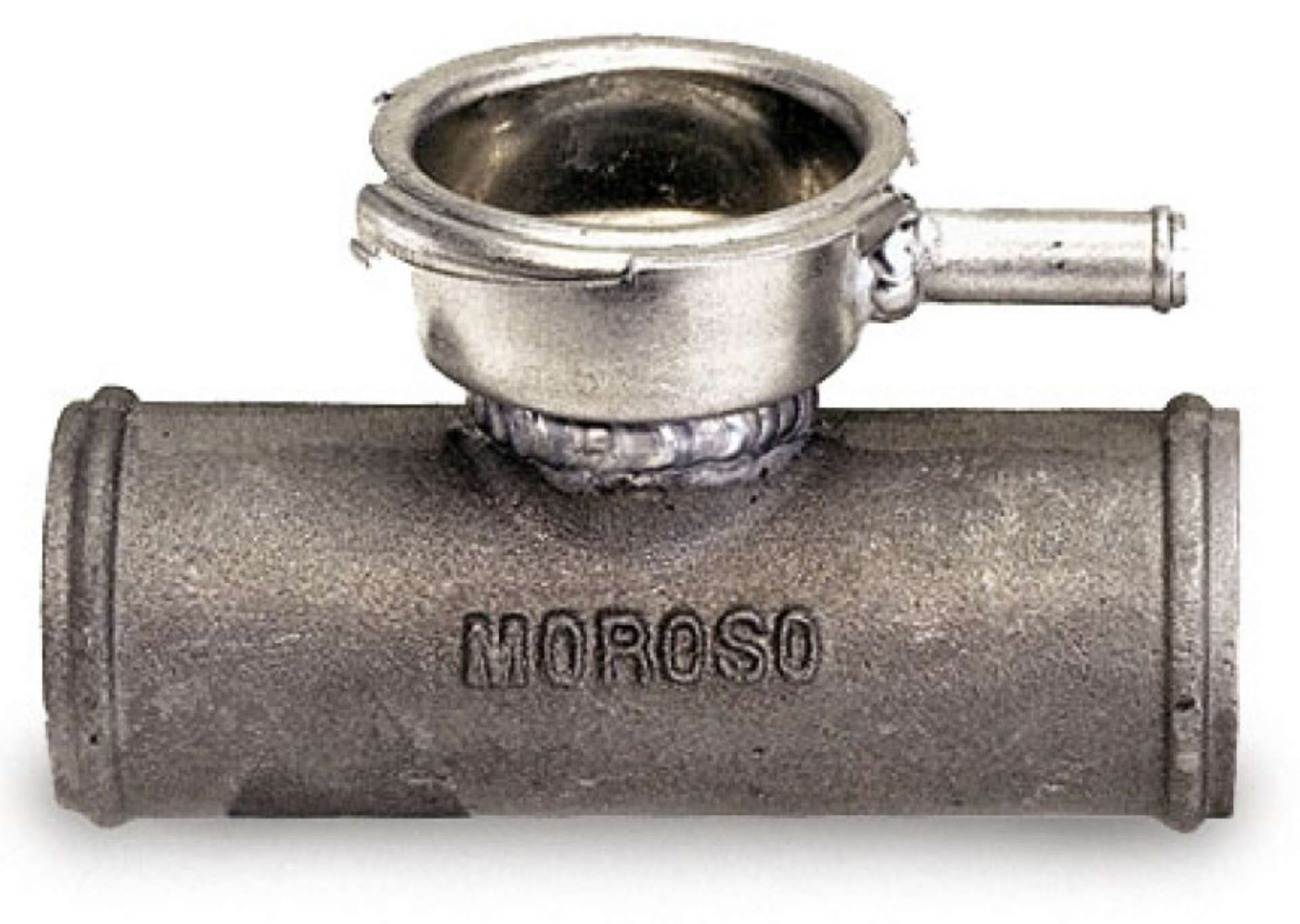 Picture of Moroso Radiator Hose Filler - 1-1-2in Hose to 1-1-2in Hose - Cast Aluminum