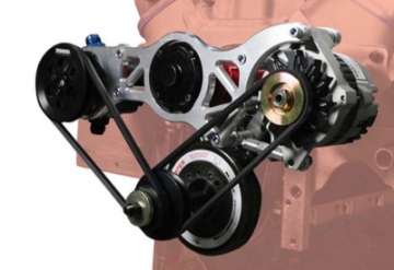 Picture of Moroso Chevrolet Big Block Alternator & Vacuum Pump Mount - CSR Water Pump - 130mm Alternator