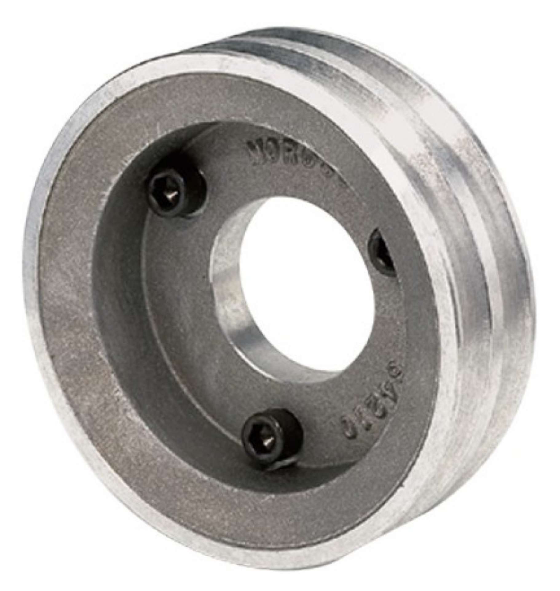 Picture of Moroso Chevrolet Small Block 302-350 w-Long Pump Crankshaft Pulley - Single Groove - Cast Aluminum