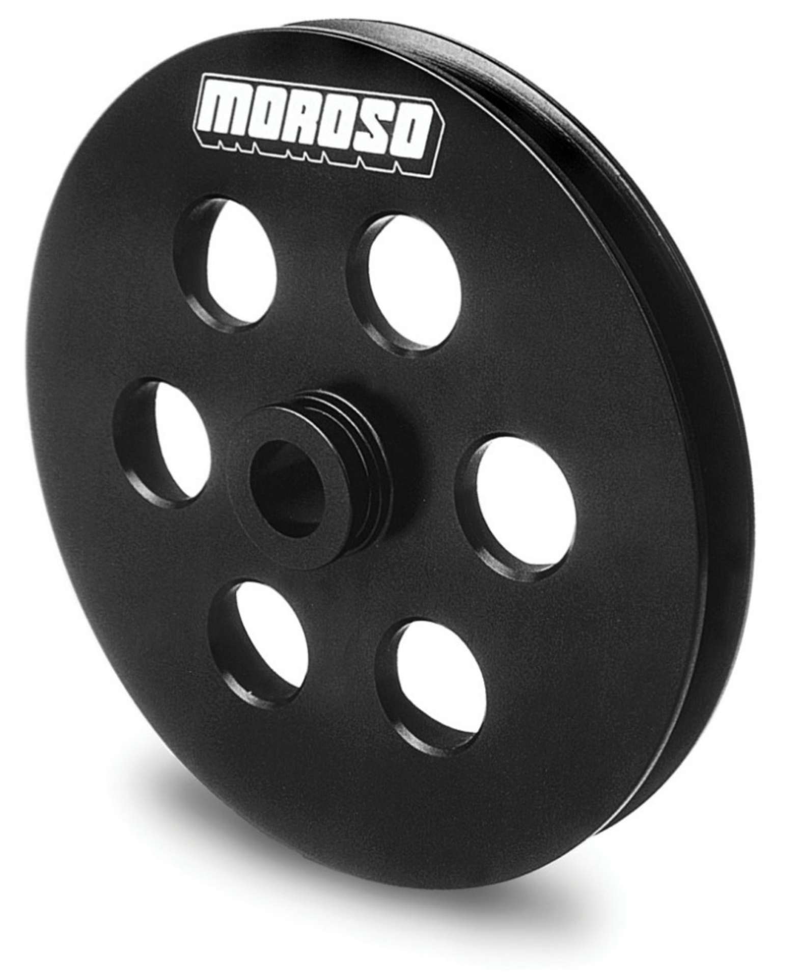 Picture of Moroso GM Late Model Power Steering Pulley - Single Groove - Billet Aluminum