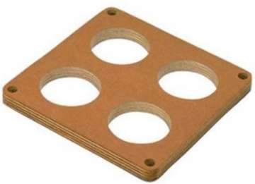 Picture of Moroso 4500 Carburetor Spacer - 4 Hole Plenum - 1-2in - Wood