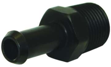 Picture of Moroso Air-Oil Separator Fuel Line Fitting - 3-8in to 3-8in Hose - Straight - Black - Single