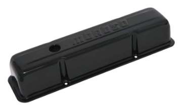 Picture of Moroso Chevrolet Small Block Valve Cover - Black Powder Coat - Single