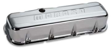 Picture of Moroso Chevrolet Big Block Valve Cover - w-o Baffles - Stamped Steel Chrome Plated - Pair